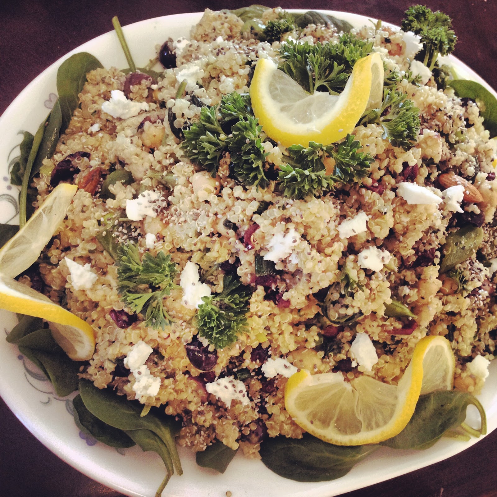 Something Quite....Domestic Pesto Quinoa Salad
