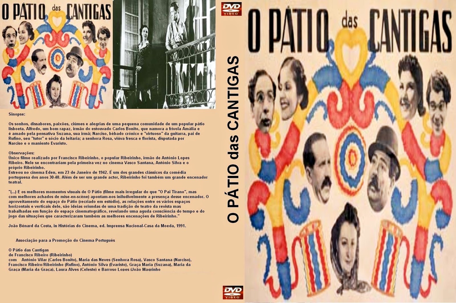 O Pátio das Cantigas (1942) CAPAS DVD'S OFICIAIS