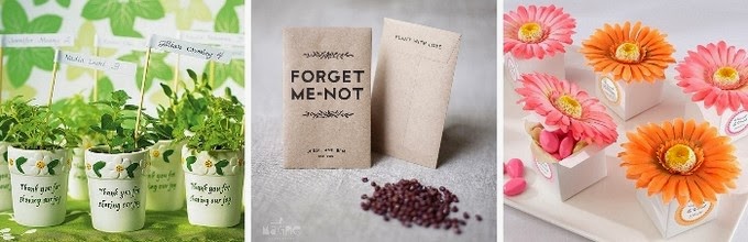 Seed and Flower Wedding Favors
