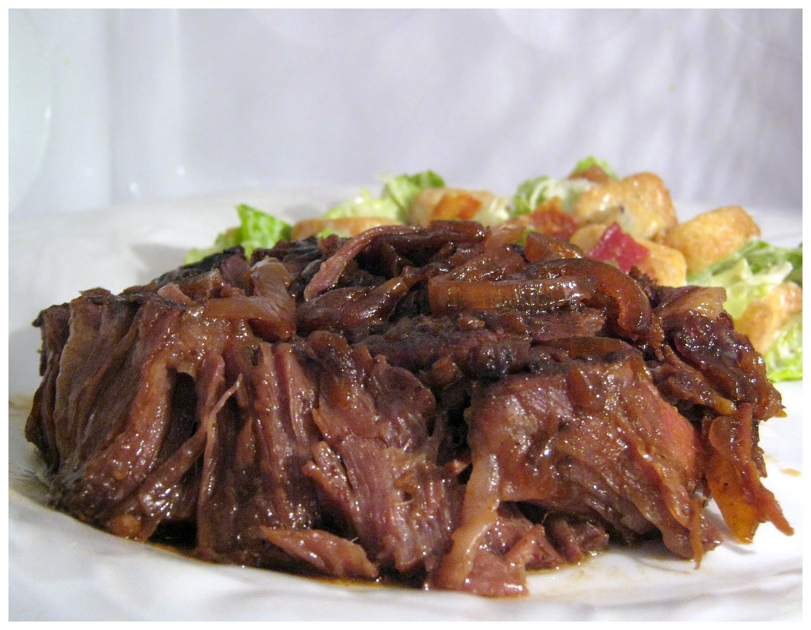 Le palais gourmand Rôti de boeuf braisé au gingembre