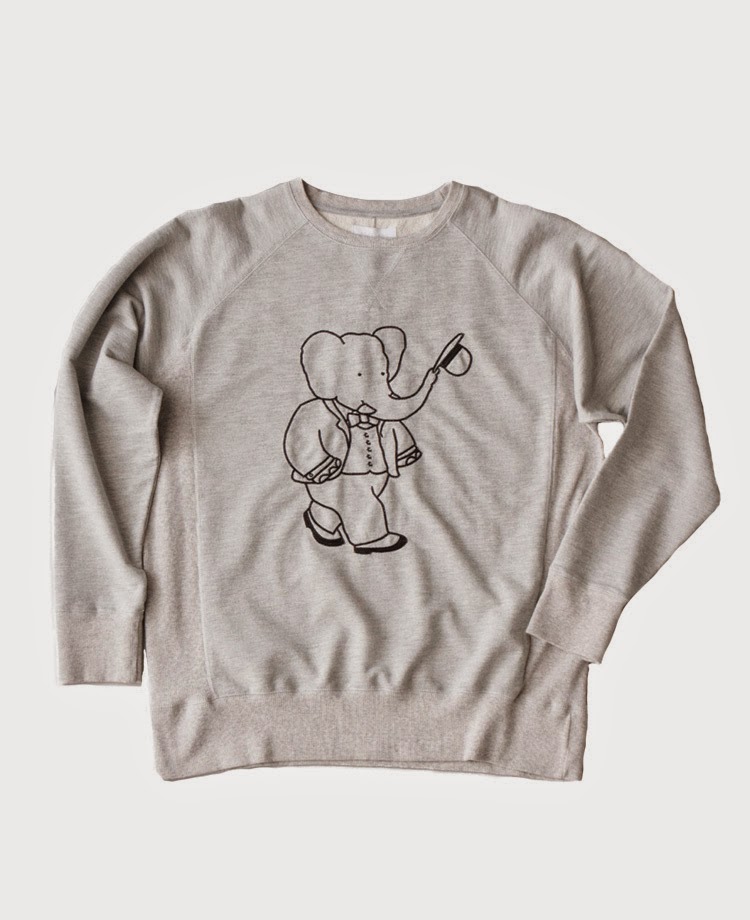 00O00 Menswear Blog: David And Victoria Beckham in New York June 2013 Soulland Babar Elephant sweatshirt sweater