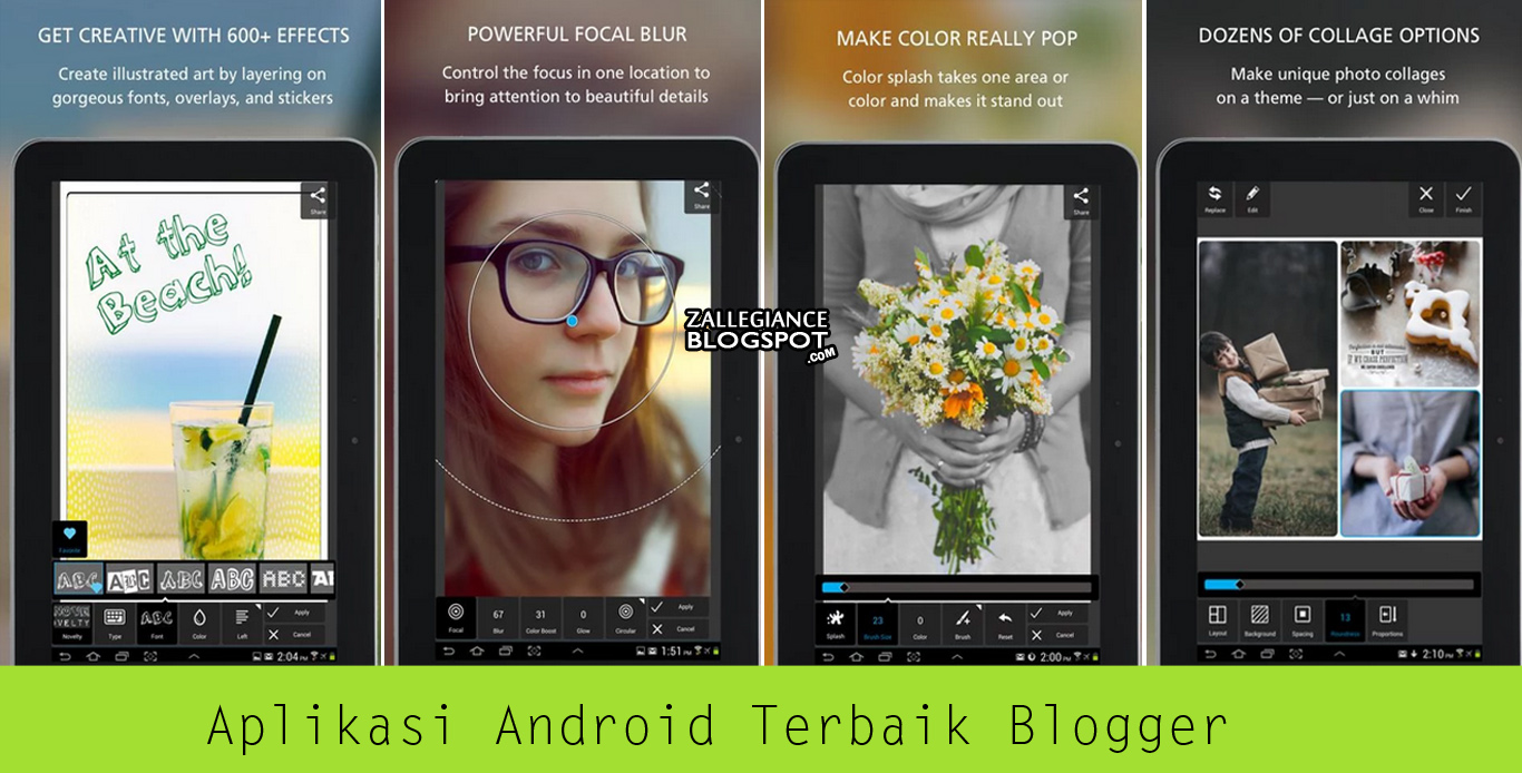 6 Aplikasi Android Terpopuler Untuk Para Blogger 6 Aplikasi Android Terpopuler Untuk Para Blogger