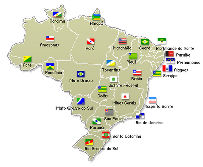 Spacinho: Mapas das Regiões Brasileiras