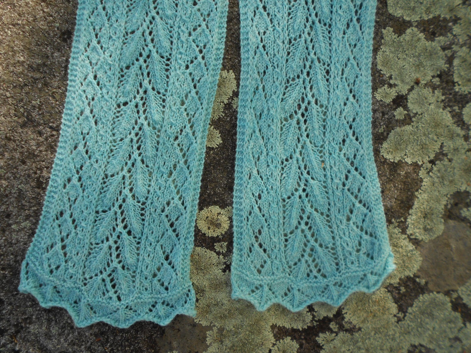 Merry Melody Designs: Mint Leaf Lace Scarf