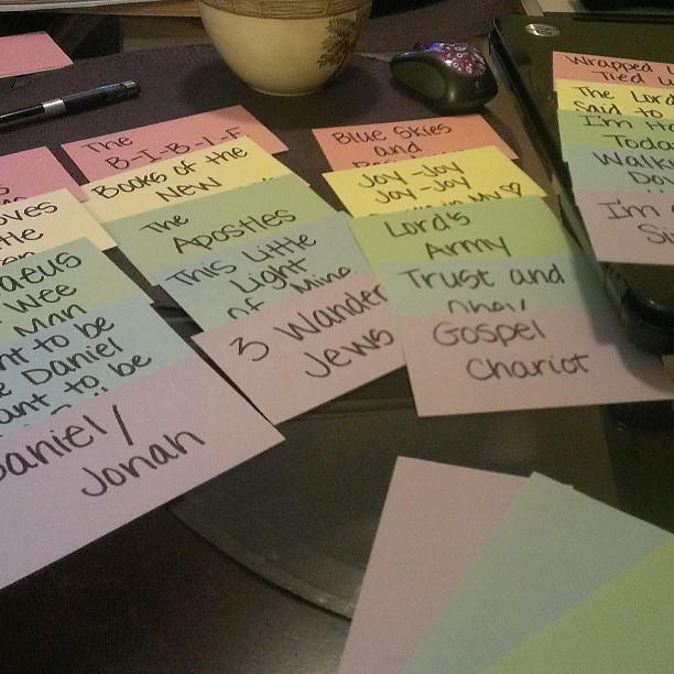 Audra Jennings My list of 50 children's songs for church