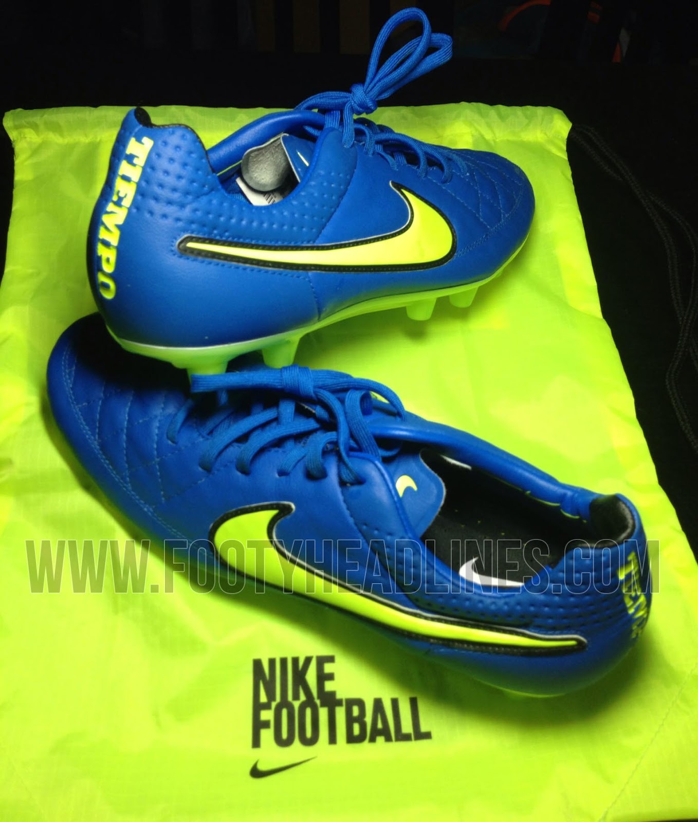 Blue / Volt Nike Tiempo Legend V 2015 Boot Released - Footy Headlines