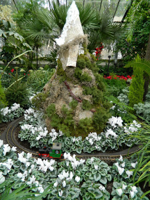Allan Gardens Conservatory Christmas Flower Show 2015 mountain topiary by garden muses-not another Toronto gardening blog