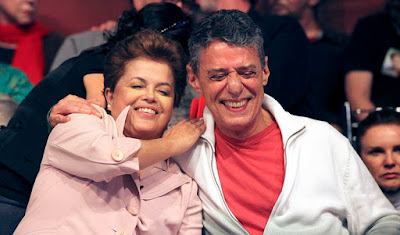 Dilma Rousseff e Chico Buarque Dilma Rousseff e Chico Buarque