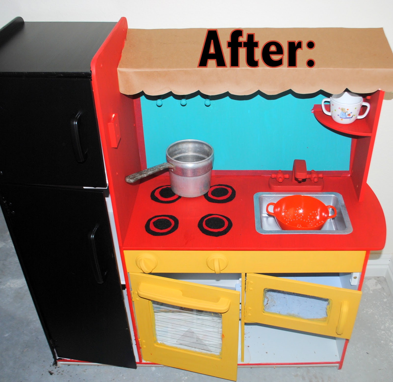The Rosy Life DIY Play Kitchen Makeover!