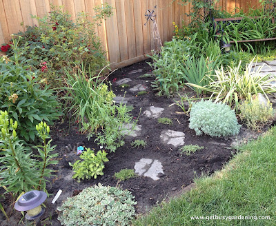 Perennial garden new path