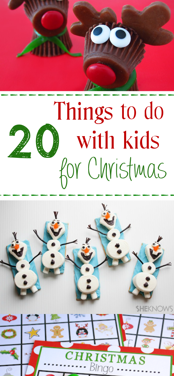 20 Fun Things to do with Kids for Christmas - DIY Craft Projects