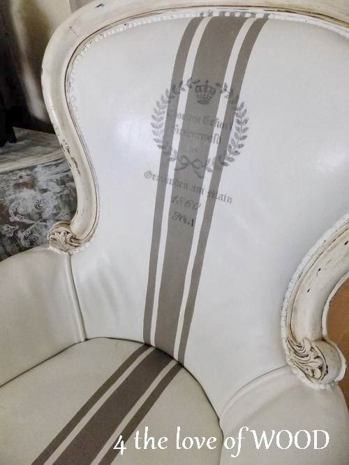 4 the love of wood ANNIE SLOAN & THE PAINTED LEATHER CHAIR