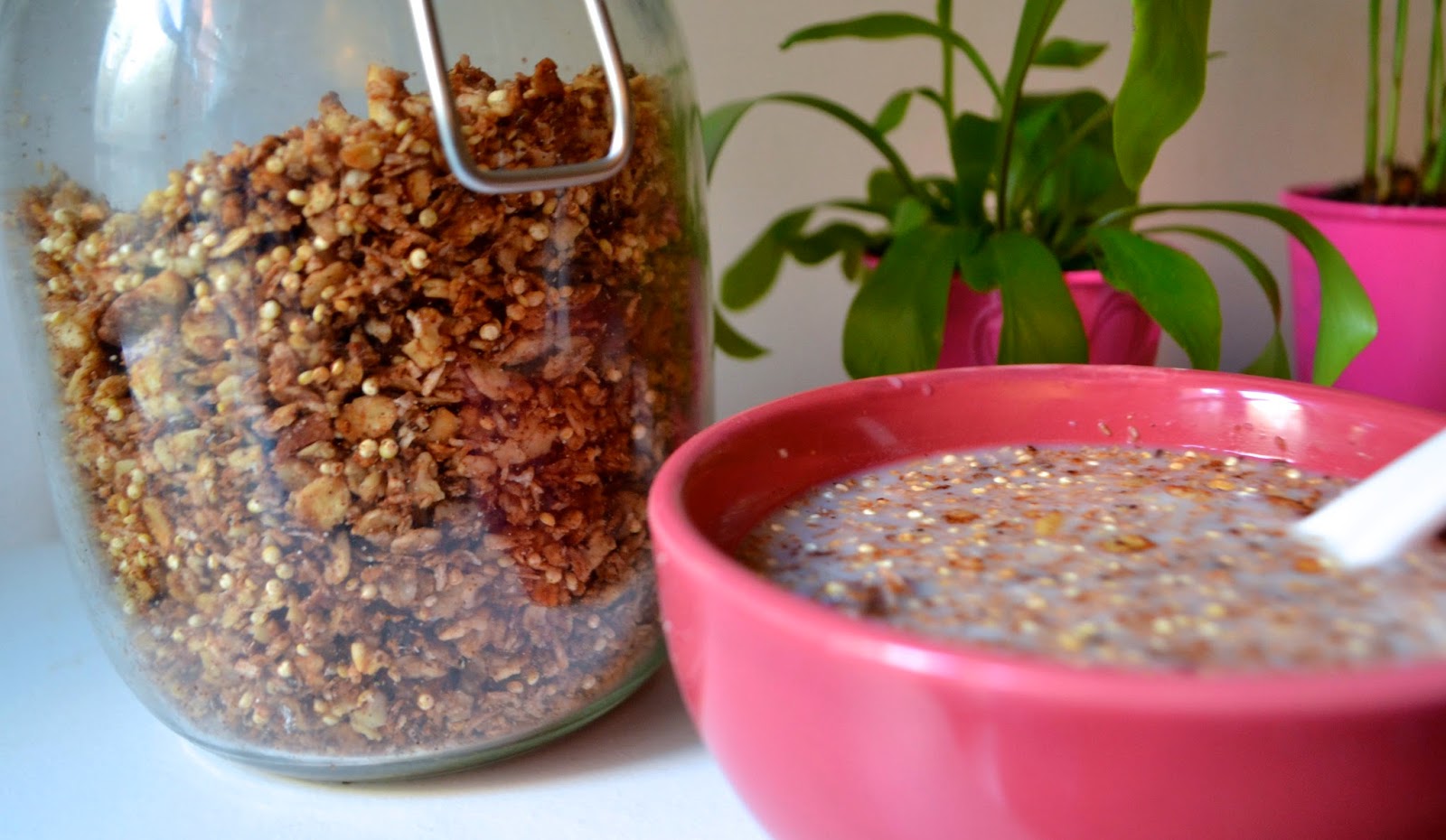 Granola chocolat à l'avoine et quinoa soufflé CookissCool