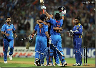 India won Cricket World Cup 2011 Pictures