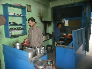 Early morning tea in Kargil  Town.