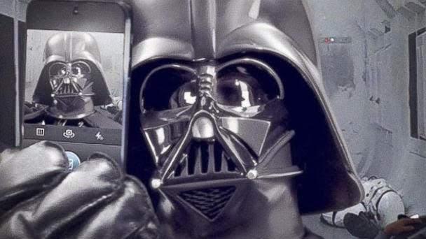 El Selfie de Darth Vader en Facebook