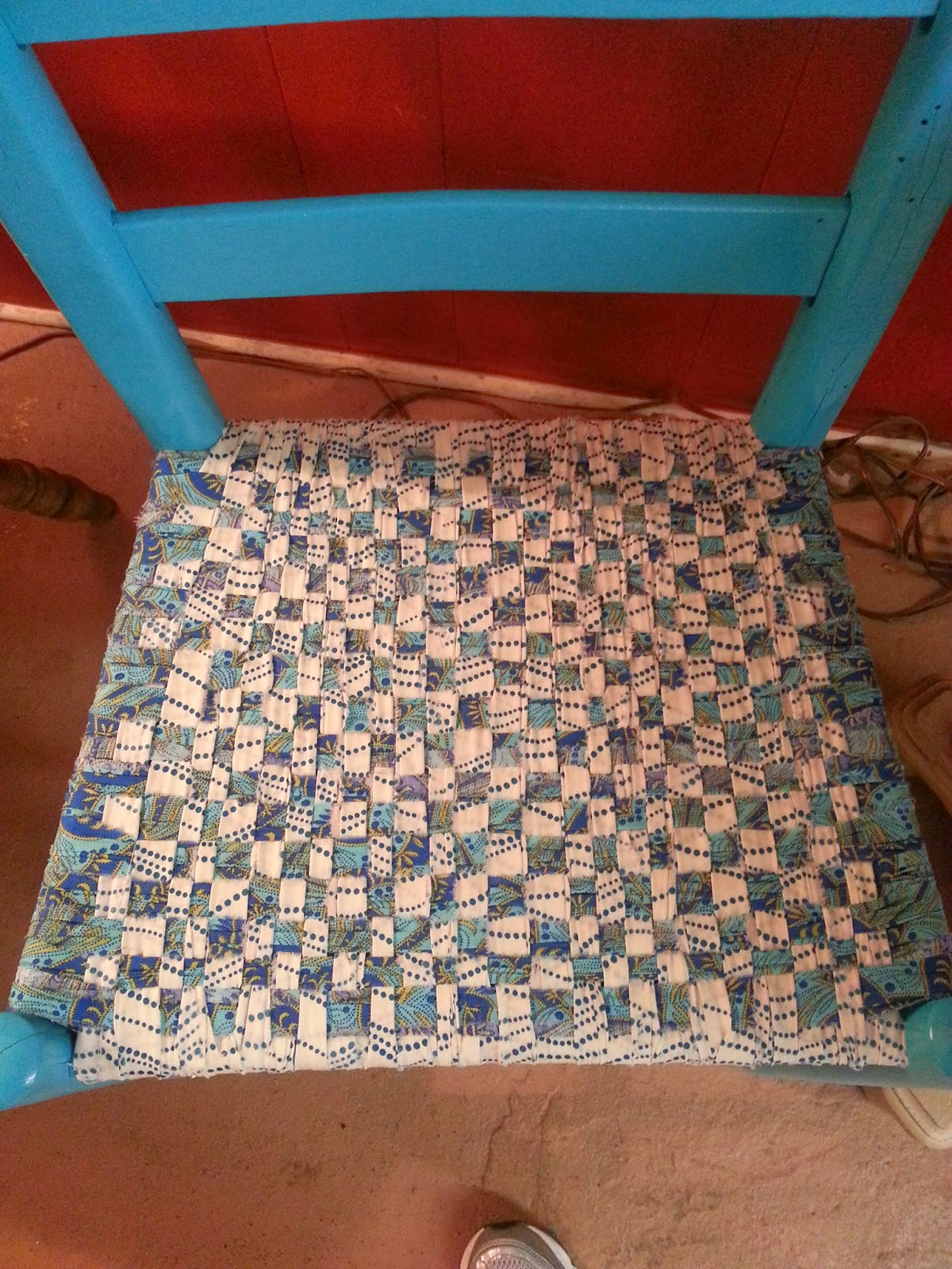 A Mcinnis Artworks How To Weave A Fabric Chair Seat