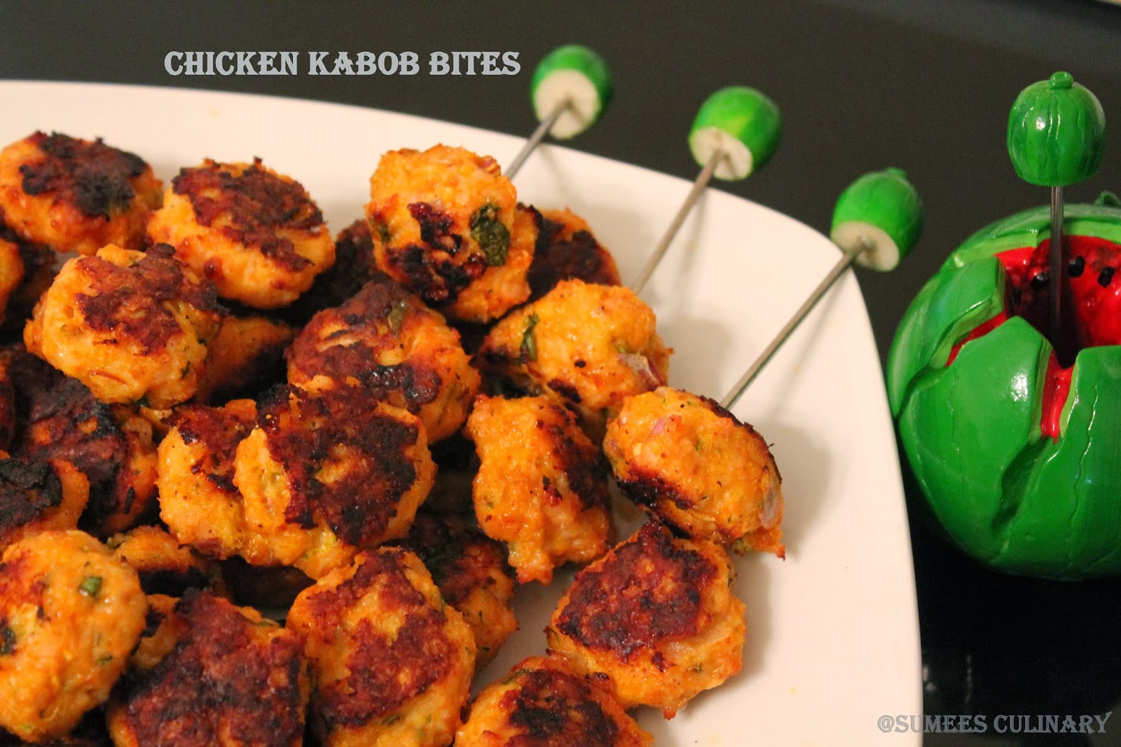 Sumee's Culinary Bites Chicken Kabob Bites