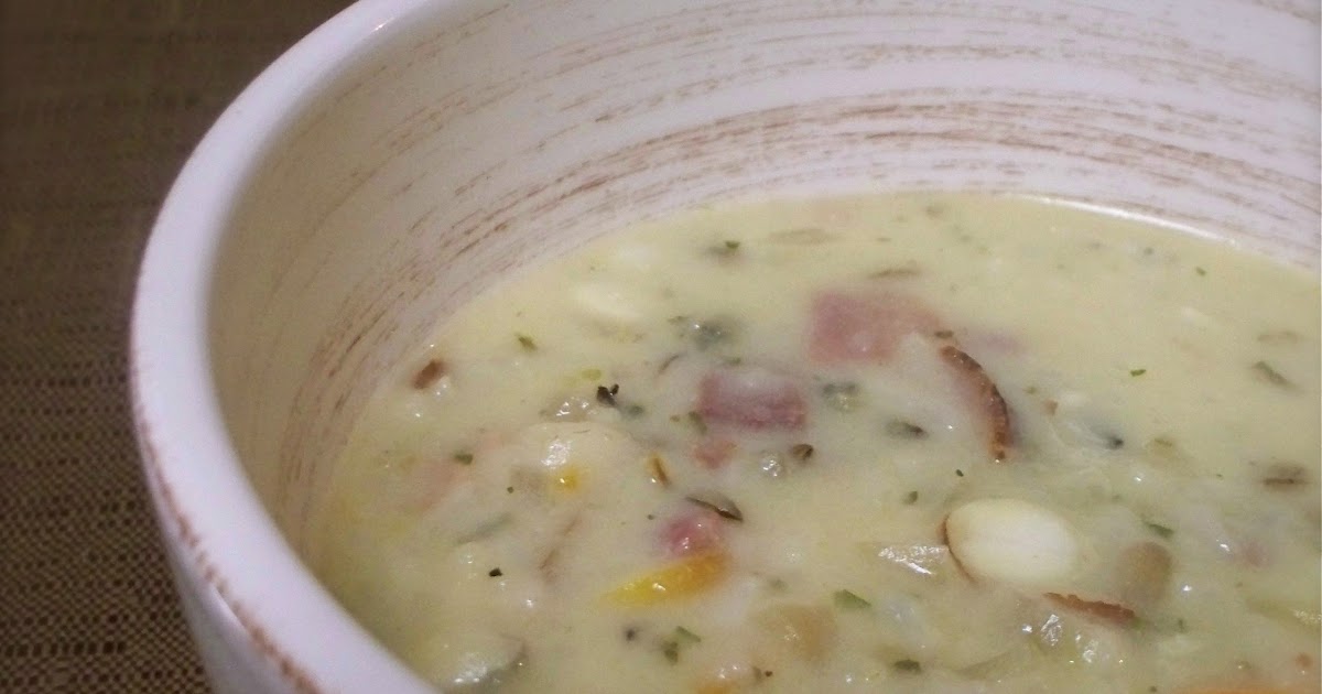 KitchenJoy {Slow Cooker} Ham and Wild Rice Soup