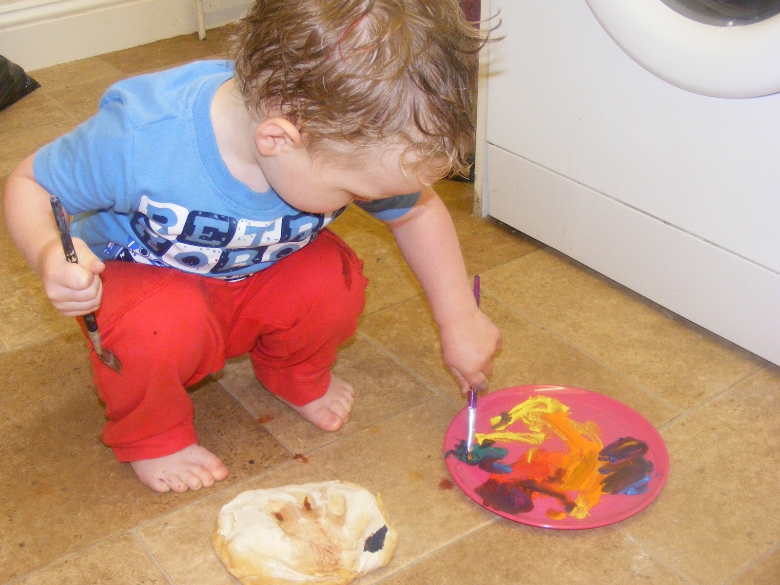 Creative Playhouse Painting Salt Dough