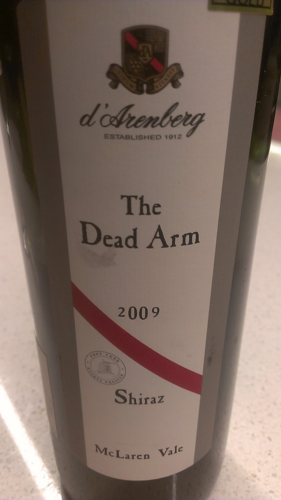 QWine Reviews Australian Wine Reviews d'Arenberg The Dead Arm Shiraz