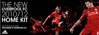 Liverpool kit 2010-12
