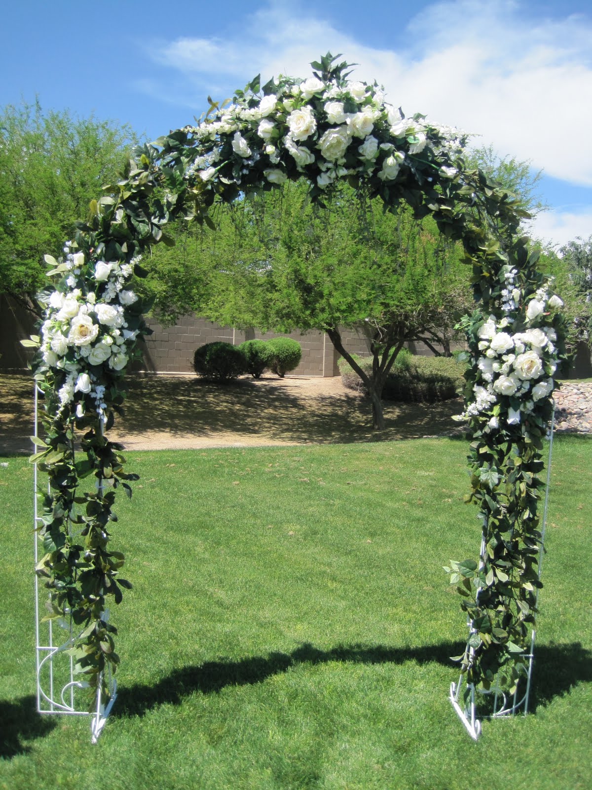 flower archway