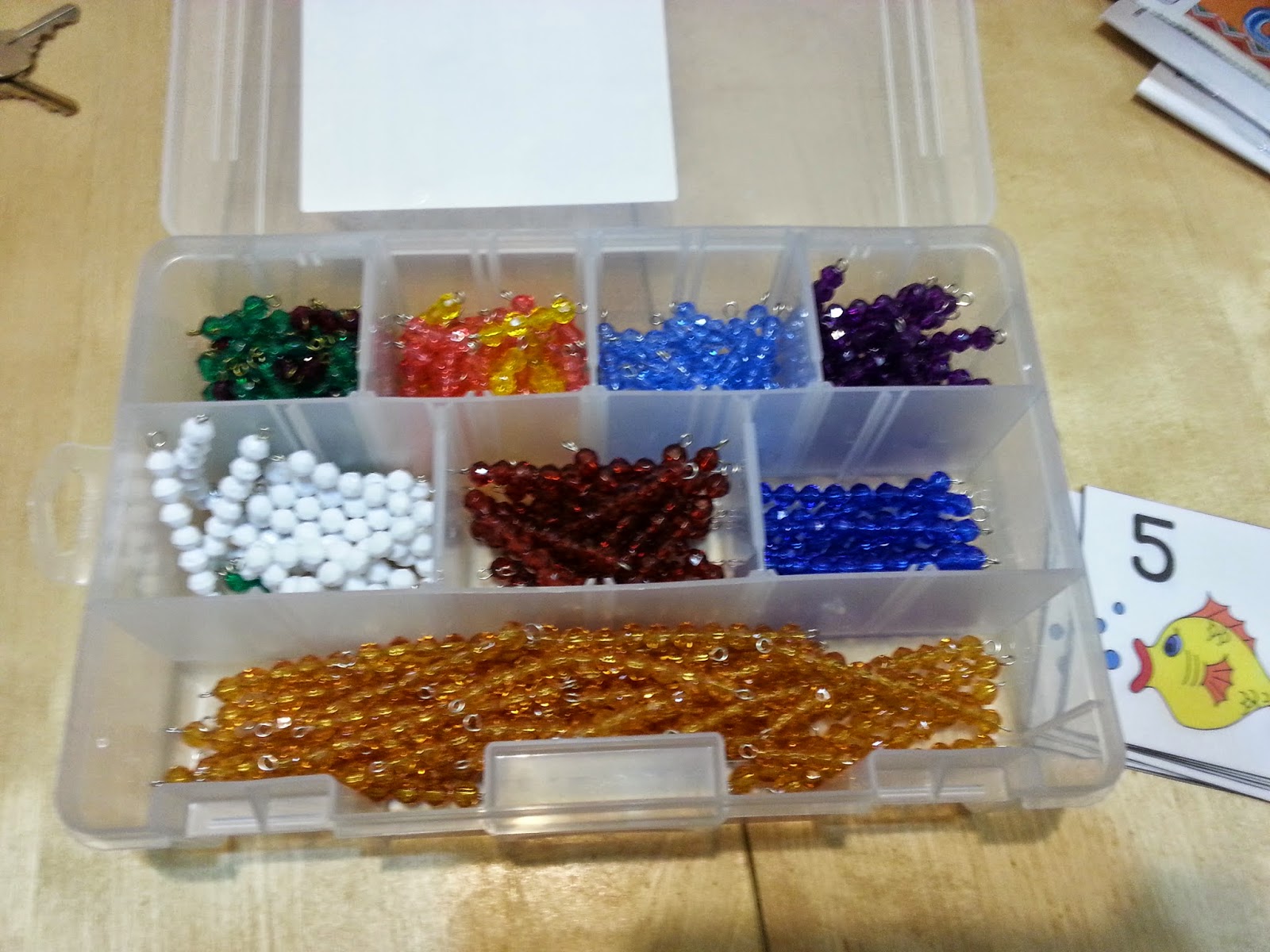 our family homeschool journey DIY montessori maths beads