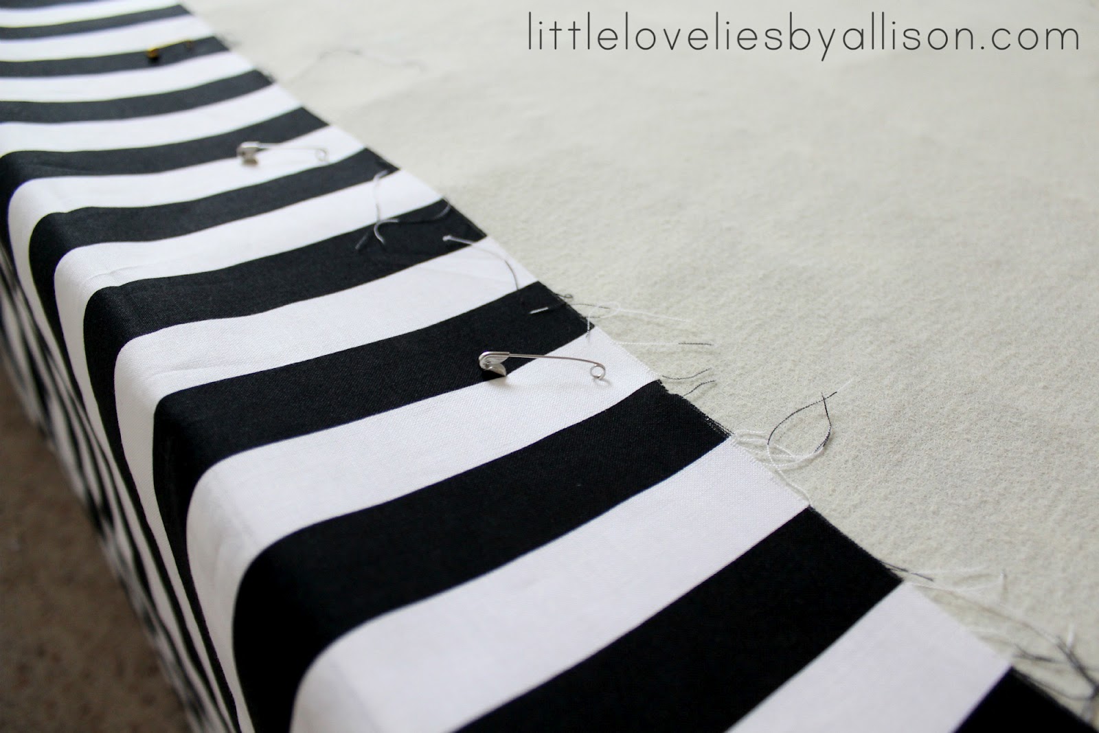 ...Sewing For Life... tutorial easy DIY bed skirt