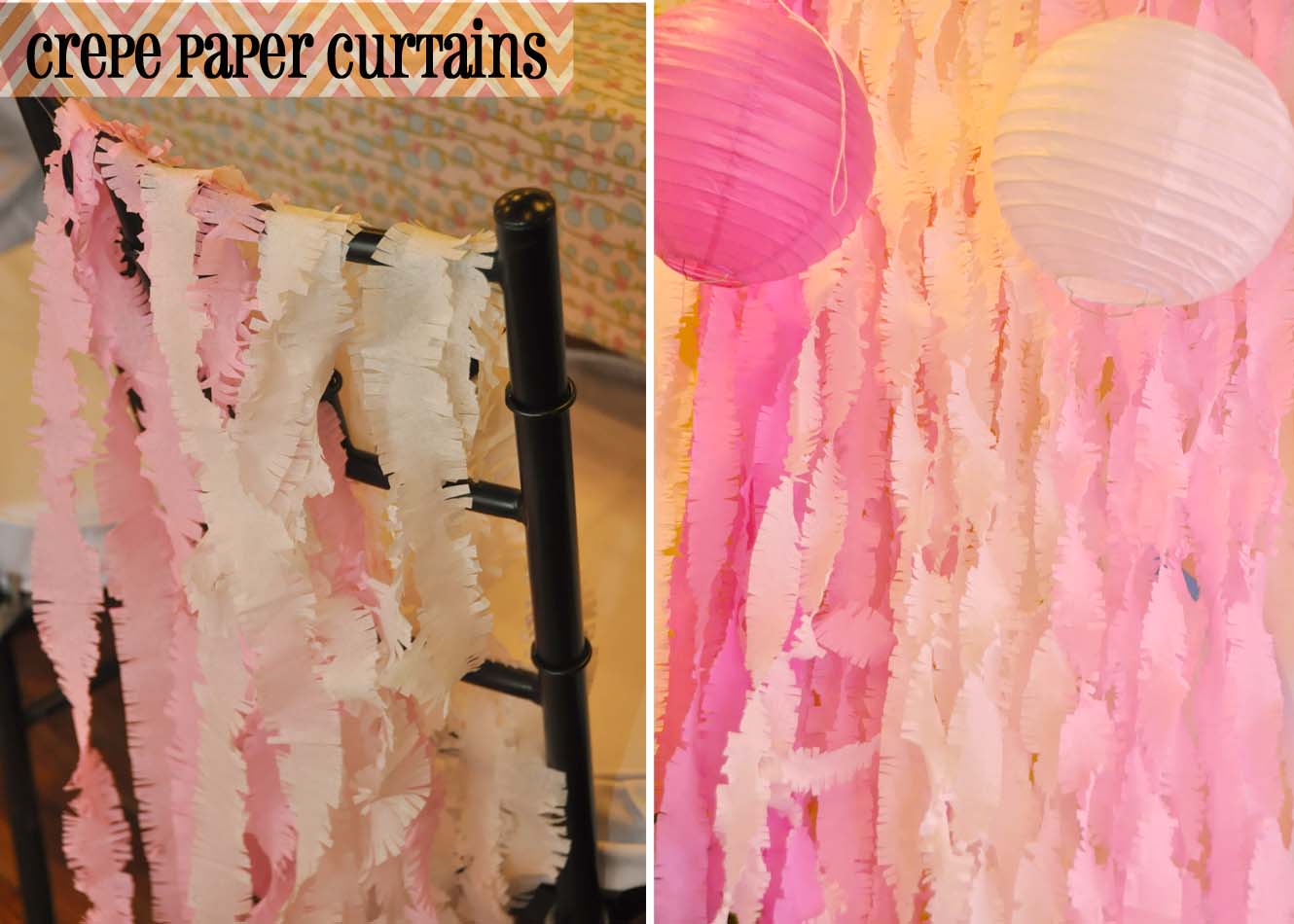 A Passion for Pink {Crepe Paper Curtains} Our Phenomenal Life