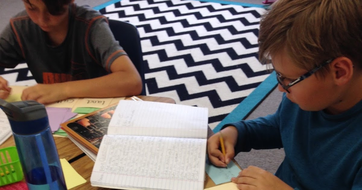 In 5th Grade with Teacher Julia Integrating Math, Writing, Reading