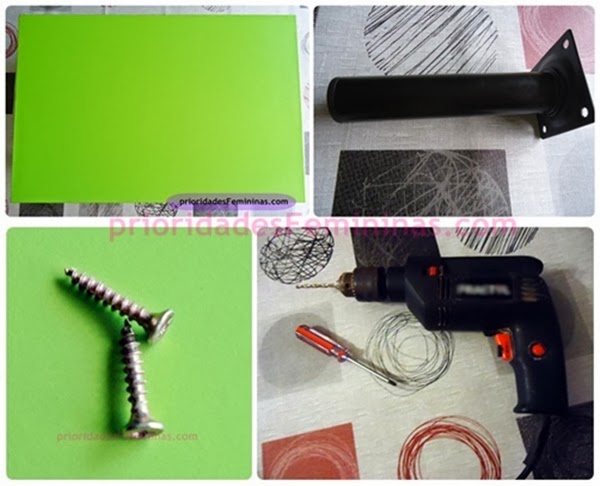 Materiais furadeira parafusos