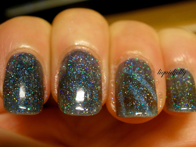 The result was grey teal squishiness of Night Cap made super holo by Make a