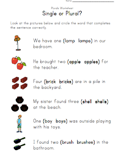 Autism Tank: Plural vs. Singular FREEBIE