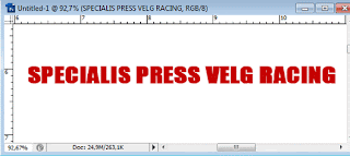 Cara membuat huruf Bevel dan Emboss Photoshop Cs3