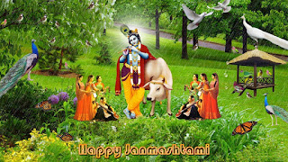The celebration of janmashtami with gopi wallpapers The celebration of janmashtami with gopi wallpapers