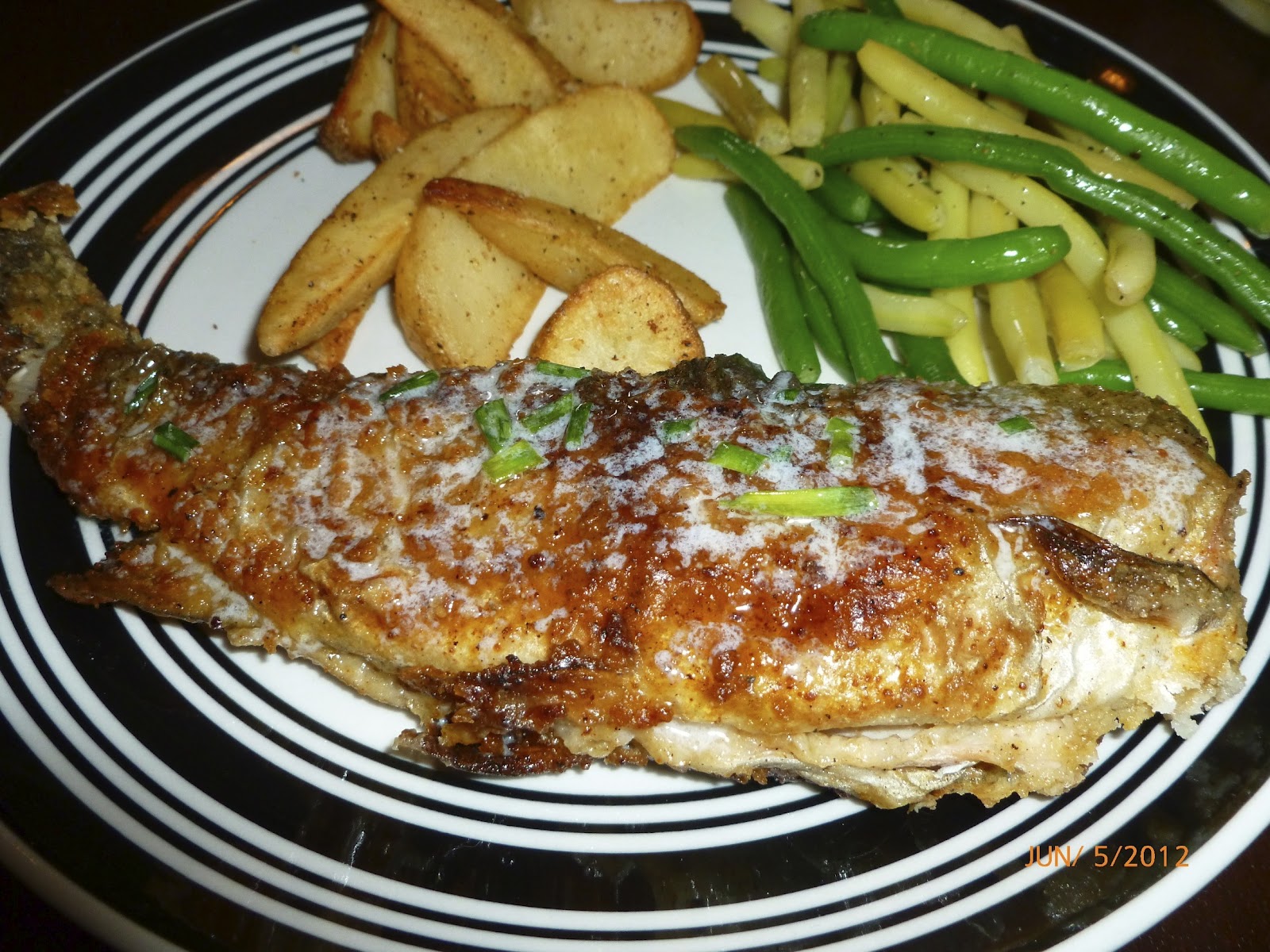 Cook, Create and Pan Fried Whole Rainbow Trout