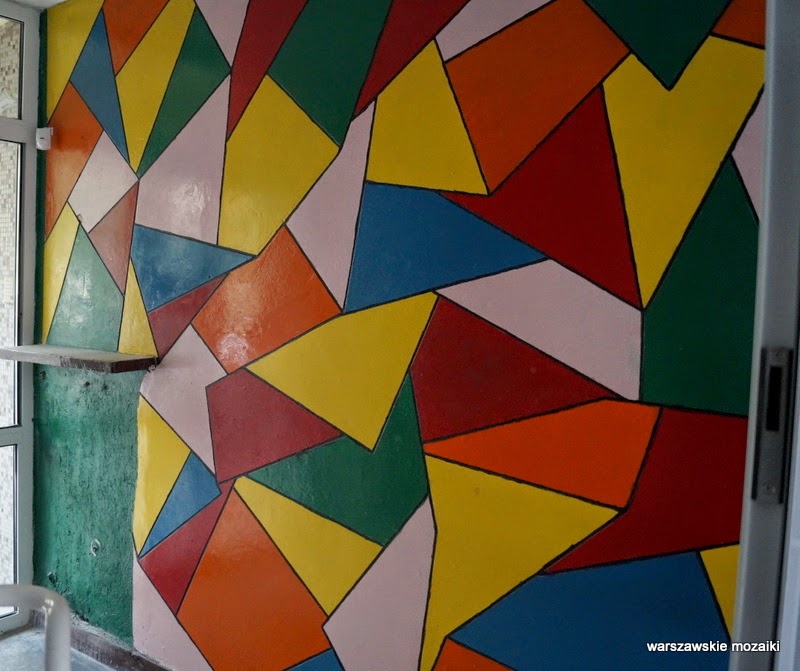 warszawa wola stefan bryła dekoracja lata 60 mozaiki