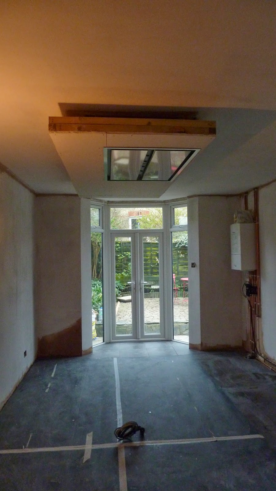 My Victorian Terrace Refurb Kitchen Progress Plasterboard