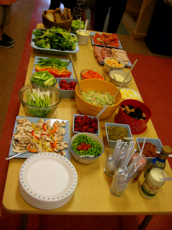 Ms. Liebel's Classroom Salad Bar For Lunch!