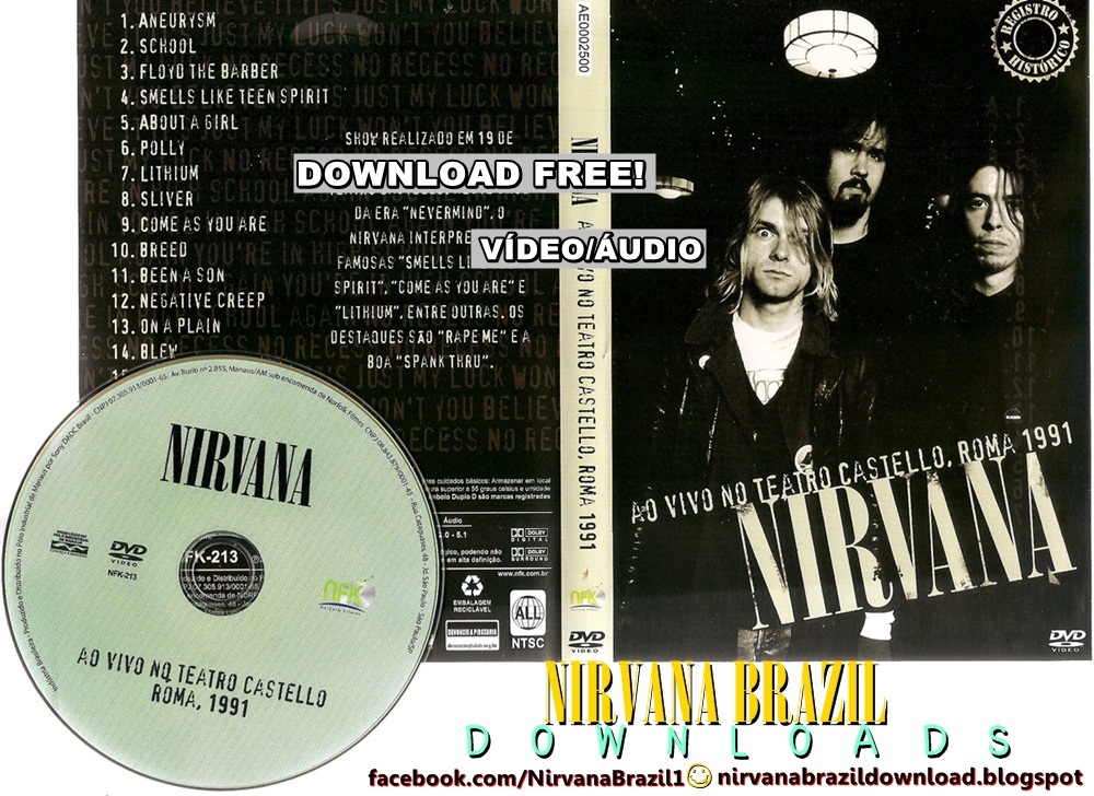 Nirvana - Roma 1991 - Teatro Castello Nirvana - Roma 1991 - Teatro Castello