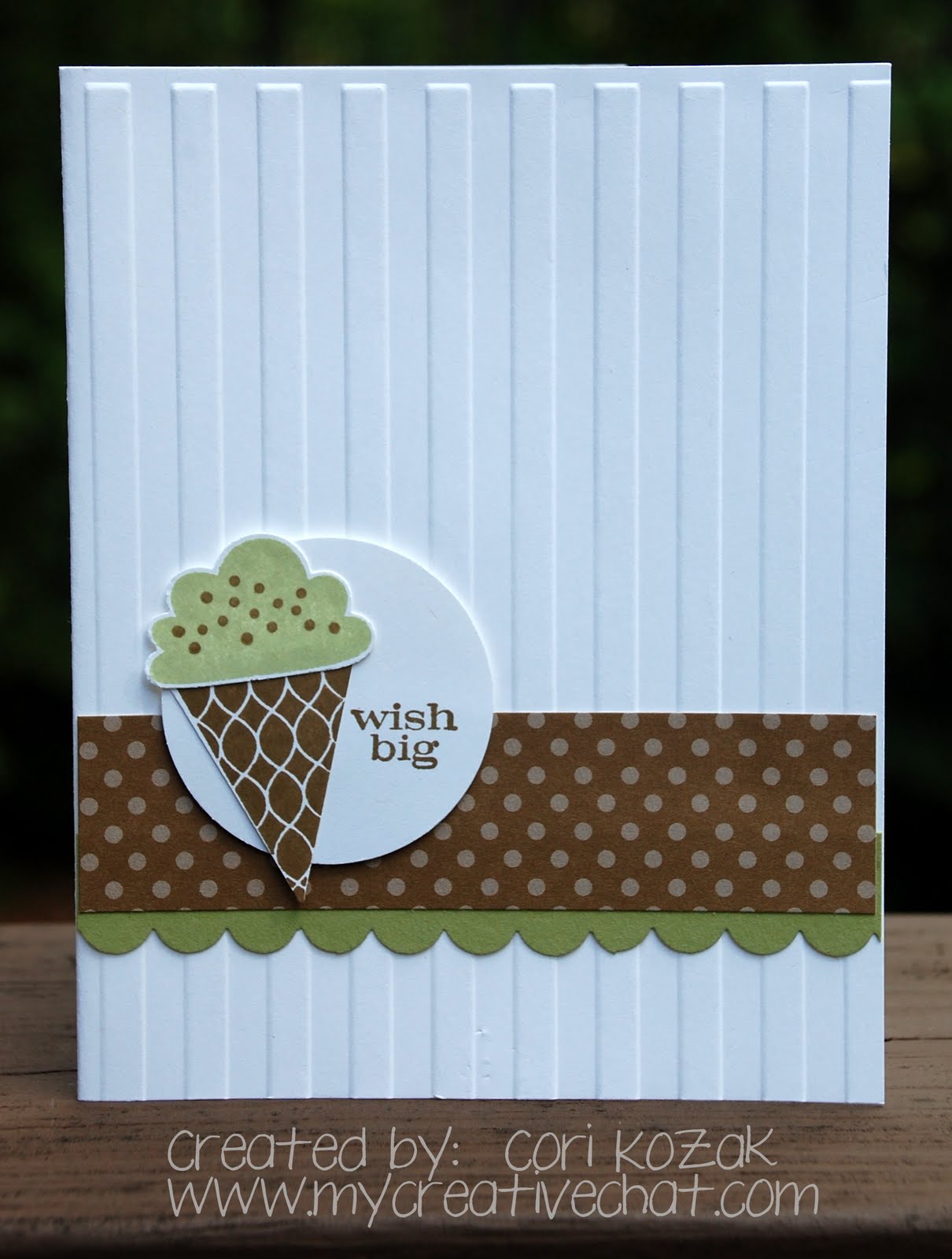 Creative Chat Mint Chocolate Chip Birthday Card