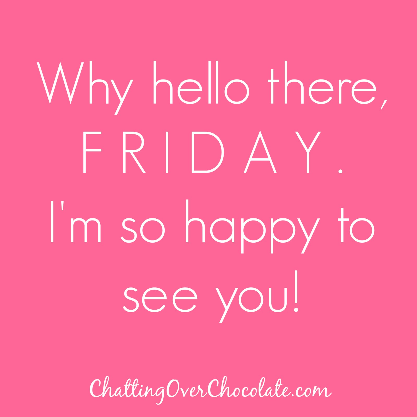 Happy Friday Friends! This week flew by and there is still so much