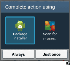 Install File APK di Android