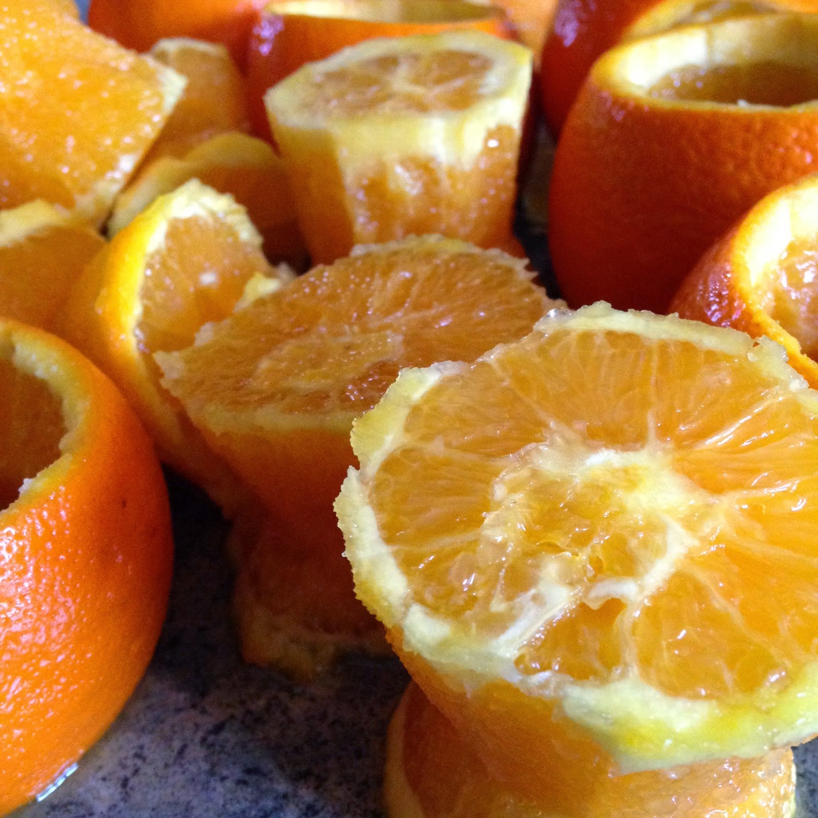 Candied Orange Peel Turnips 2 Tangerines