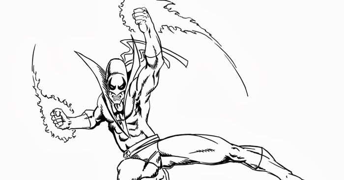 Iron fist coloring pages | Free Coloring Pages and Coloring Books for Kids