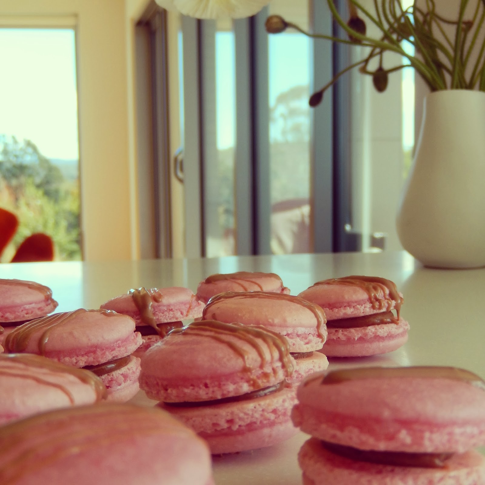 The Pink Baker: Turkish Delight Macarons.