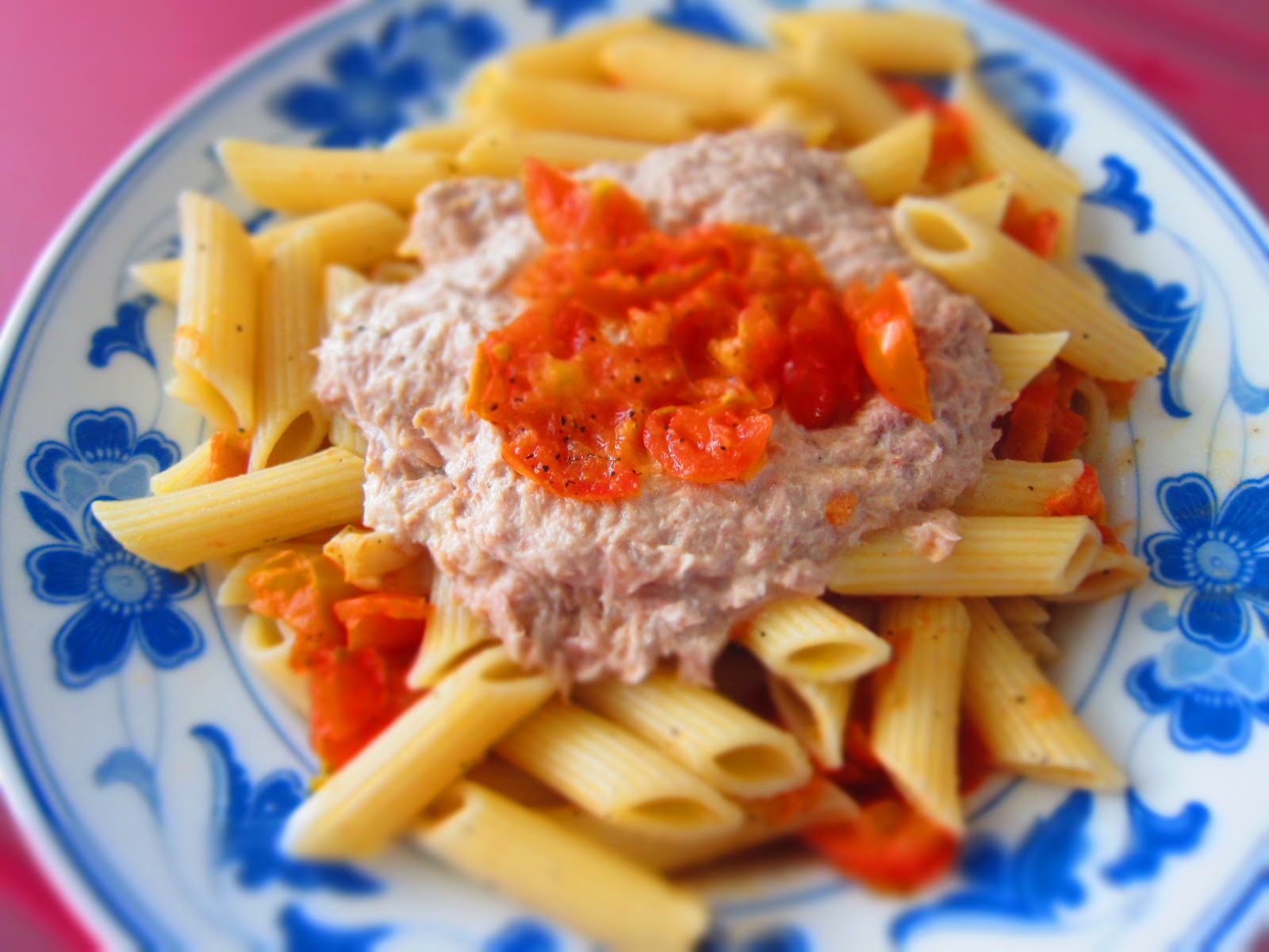PapaCheong's 拿手好菜 Tuna Tomato Penne Pasta