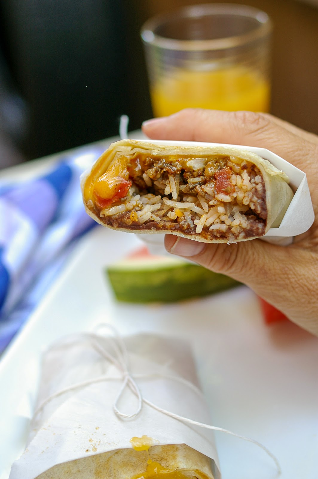 The Yum Yum Factor Beef Mushroom Burrito Means Back to School is