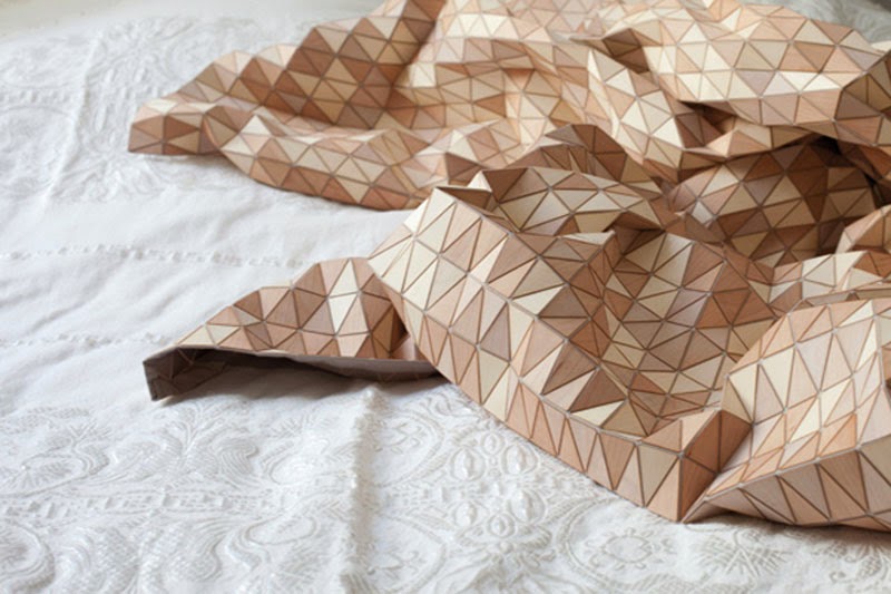 textiles de madera de Elisa Strozyk